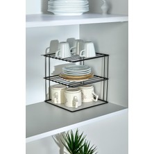3 Katlı Metal Dolap Içi Düzenleyici Organizer