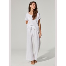 White By Nature Beyaz Kadın Pareo WBN3803-L