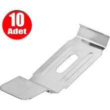 Alet Çantam Ekstra Büyük Kapalı Kasa Zebra Perde Montaj Aparatı (10'lu Paket) Metal 5 cm