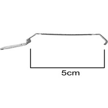 Alet Çantam Ekstra Büyük Kapalı Kasa Zebra Perde Montaj Aparatı (10'lu Paket) Metal 5 cm