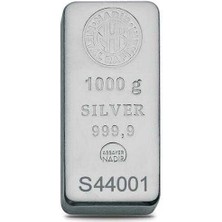 AgaKulche Nadir 1000 gr Külçe Gümüş