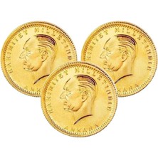 AgaKulche Yeni 3 Adet Ata Tam Altın