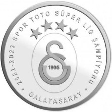 Aga Digital Agakulche Galatasaray 23. Şampiyonluk Gümüş Sikke Coin