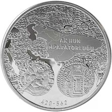 AgaKulche Ak Hun 1 Ons Gümüş Sikke Coin