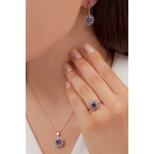 AgaKulche Süzme Mitos Gümüş Takı Seti Kalemli S56EM 925