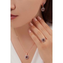 AgaKulche Süzme Mitos Gümüş Takı Seti Kalemli S56-EK 925