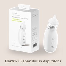 Bebebao Q2 Elektrikli Bebek Burun Aspiratörü Çocuk Burun Temizleme Makinesi Şarjlı