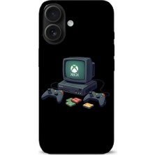 Xbox Retro Desenli iPhone 16 Kılıfı