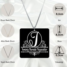 Keyf'ince Shopping J Harfli Pleksi Dikiz Ayna Araba Süsü I Model - 2 I Kişiye Özel I Firmalara Özel I Universal Araba Ayna Süsü
