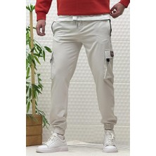 Erkek Kargo Cepli Fermuarlı Paraşüt Mevsimlik Jogger Pantolon