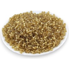 koyu Sarı 5x4 mm Büyük Kesme Boncuk 50 gr