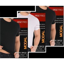 Tatkan - 3'lü - Erkek Sıfır Yaka Penye Modal Slım Fıt Sport T-Shırt