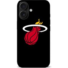 Miami Heat Desenli iPhone 16 Plus Kılıfı