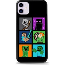 Minecarft Desenli iPhone 12 Kılıfı