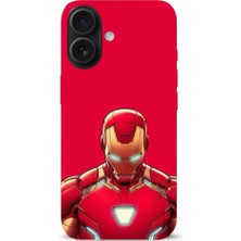 Iron Man Desenli iPhone 16 Plus Kılıfı