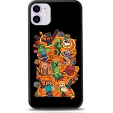Minecarft Desenli iPhone 12 Mini Kılıfı