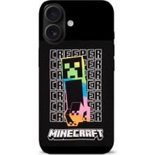 Minecarft Desenli iPhone 16 Plus Kılıfı