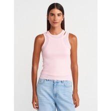 31853 Çift Görünümlü Top-Toz Pembe