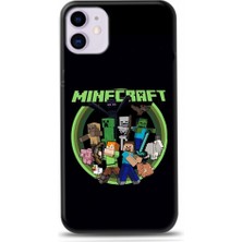 Minecarft Desenli iPhone 12 Kılıfı