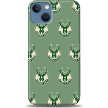 Milwaukee Bucks Desenli iPhone 15 Kılıfı