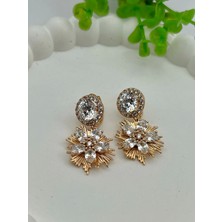 Swarovski Taşlı Vıp Küpe