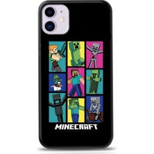 Minecarft Desenli iPhone 12 Mini Kılıfı