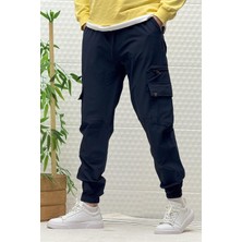 Erkek Kargo Cepli Modelli Paraşüt Jogger Pantolon