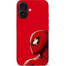 Spiderman Desenli iPhone 16 Plus Kılıfı