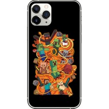 Minecarft Desenli iPhone 15 Pro Max Kılıfı