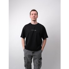 Unlock Your Potantial, Siyah Oversize Tişört