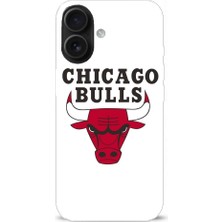 Chıcago Bulls Desenli iPhone 16 Kılıfı