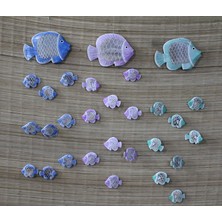 Larimar Balıklı Asmalı Rüzgar Çanı