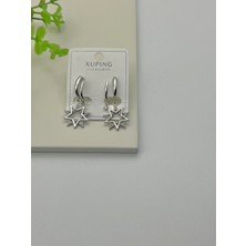 Ikili Görünümlü Vıp Yıldız Küpe