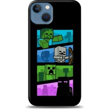 Minecarft Desenli iPhone 13 Kılıfı