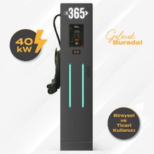 E 365 Dc Dikili Tip 10 Inç Ekranlı Acrel Sayaçlı Tek Kablolu Rfıd 40KW Şarj Istasyonu (Bireysel ve Ticari Kullanıcı)