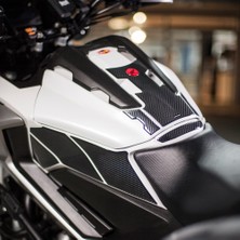 Honda NC750 2016-2020 ile Uyumlu Kaydırmaz 6d Karbon 11 Parça Tank Pad Seti GC60