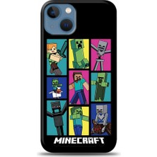 Minecarft Desenli iPhone 15 Plus Kılıfı