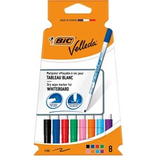 Bic Velleda 1721 8'li Çocuk Tahta Kalemi Karton Paket Renkli Setli Ürün Fransa Menşeli