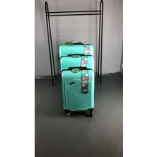 Luxury Turkuaz 3' Lü Polipropilen Valiz Seti