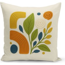 Çift Tarafı Dijital Baskılı Kırlent Kılıfı (Panç /punch Nakış Desen Görünümlü)