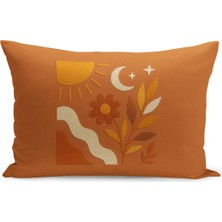 Çift Tarafı Dijital Baskılı Kırlent Kılıfı (Panç /punch Nakış Desen Görünümlü)