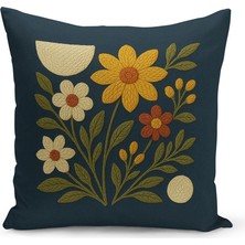 Çift Tarafı Dijital Baskılı Kırlent Kılıfı (Panç /punch Nakış Desen Görünümlü)