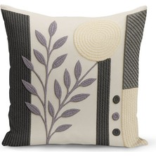 Çift Tarafı Dijital Baskılı Kırlent Kılıfı (Panç /punch Nakış Desen Görünümlü)