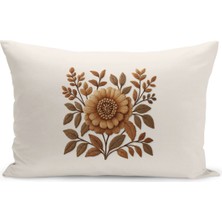 Çift Tarafı Dijital Baskılı Kırlent Kılıfı (Panç /punch Nakış Desen Görünümlü)