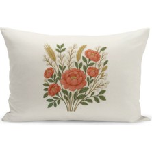 Çift Tarafı Dijital Baskılı Kırlent Kılıfı (Panç /punch Nakış Desen Görünümlü)