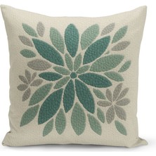 Çift Tarafı Dijital Baskılı Kırlent Kılıfı (Panç /punch Nakış Desen Görünümlü)