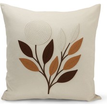 Çift Tarafı Dijital Baskılı Kırlent Kılıfı (Panç /punch Nakış Desen Görünümlü)