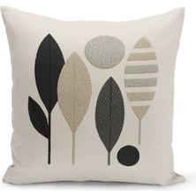 Çift Tarafı Dijital Baskılı Kırlent Kılıfı (Panç /punch Nakış Desen Görünümlü)