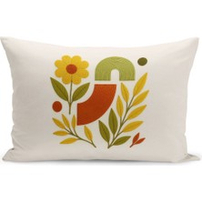 Çift Tarafı Dijital Baskılı Kırlent Kılıfı (Panç /punch Nakış Desen Görünümlü)