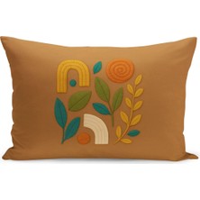 Çift Tarafı Dijital Baskılı Kırlent Kılıfı (Panç /punch Nakış Desen Görünümlü)